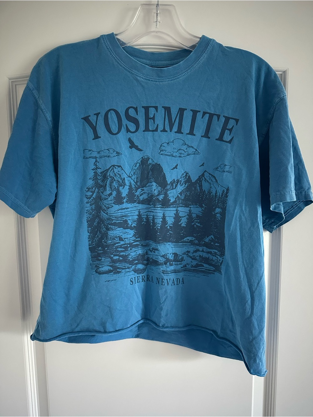 Yosemite Blue Graphic Tee - Short Sleeve Women’s Top